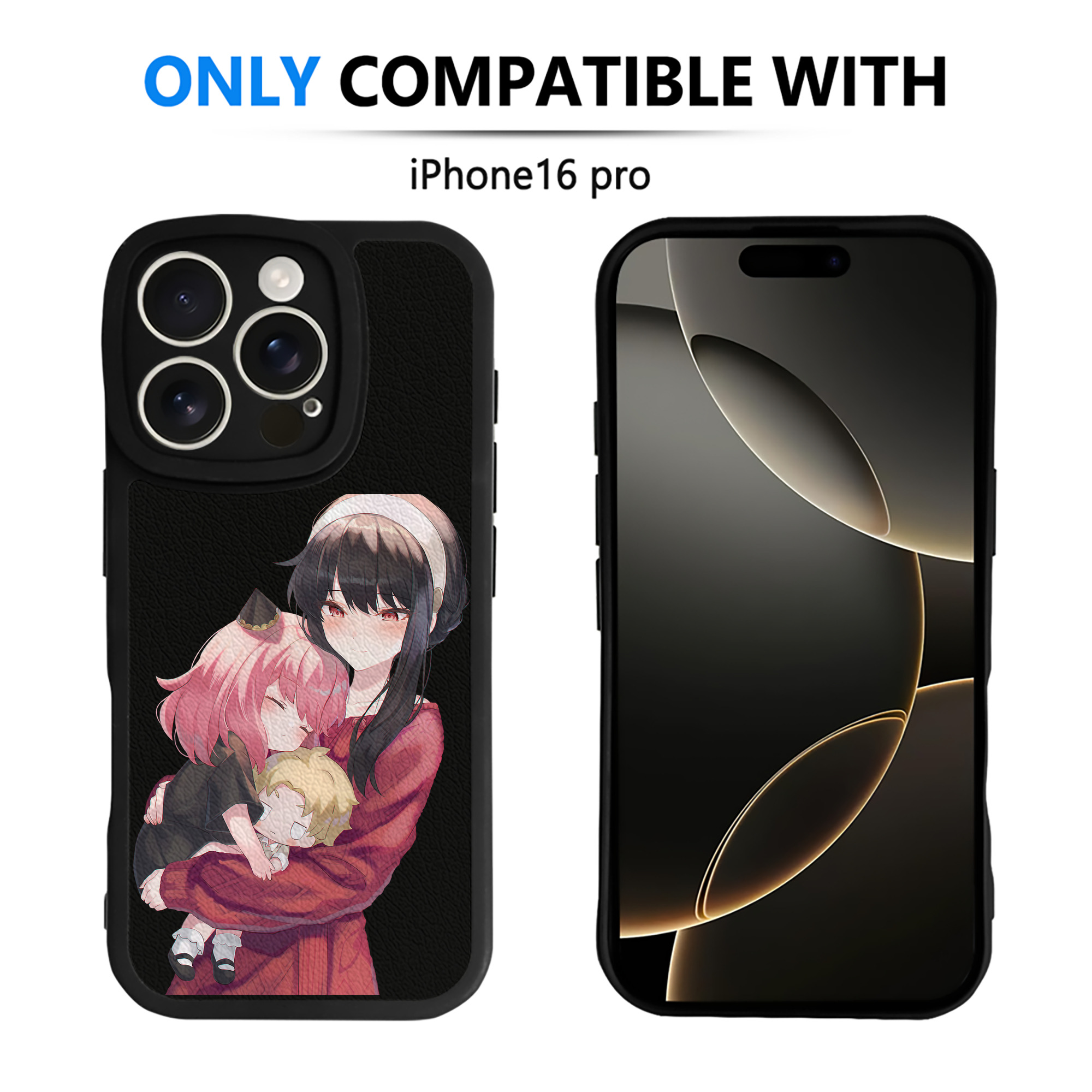 （画像用） SPY×FAMILY间谍家家酒 【iPhone 16シリーズ対応】シリコンスマホケース（レザー調） 材質：シリコン
